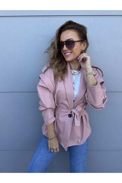 KOŽENKOVÝ KABÁT SOFT CHIC JACKET