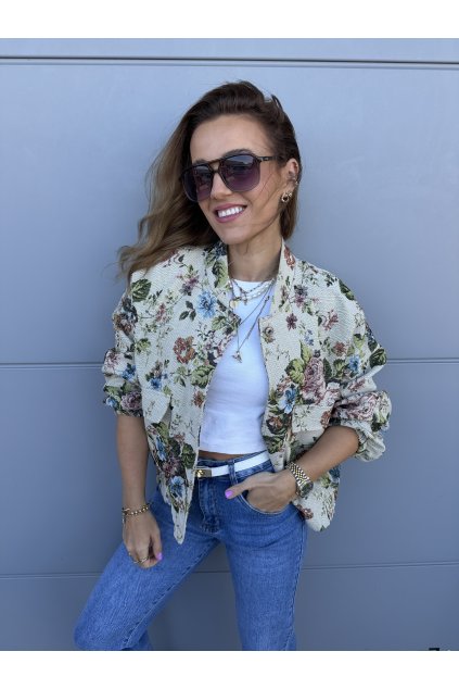 BOMBER S RŮŽEMI WILD ROSE