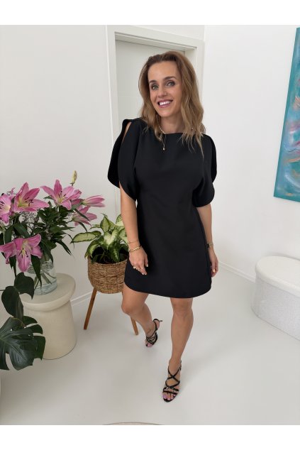 ŠATY S RUKÁVY ELAGANT FLOW