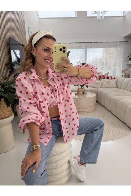 SET KOŠILE S TOPEM 2v1