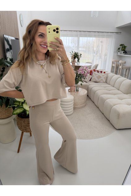 KOMPLET S CROP TOPEM FLARE