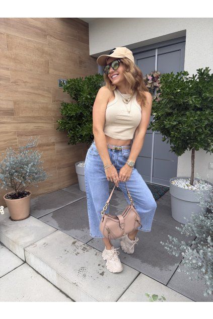 DŽÍNY URBAN CROPPED JEANS