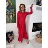 DLOUHÉ ČERVENÉ ŠATY DEEP RED