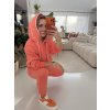 ORANŽOVÁ TEPLÁKOVKA S VELKOU KAPUCÍ SCANDALOUS