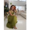 OLIVOVĚ ZELENÉ ŠATY AFRODITE