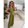 OLIVOVĚ ZELENÉ ŠATY AFRODITE