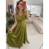 OLIVOVĚ ZELENÉ ŠATY AFRODITE