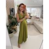 OLIVOVĚ ZELENÉ ŠATY AFRODITE