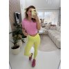 LEGÍNY S PROUŽKY LIME GLOW