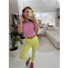 LEGÍNY S PROUŽKY LIME GLOW