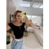 CROP TOP S ODHALENÝMI RAMENY AGNELICA