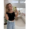 CROP TOP S ODHALENÝMI RAMENY AGNELICA