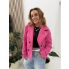 RŮŽOVÝ KRÁTKY KABÁTEK D1