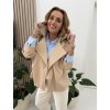 BÉŽOVÝ KOŽENKOVÝ KŘIVÁK SAHARA SOFT COAT