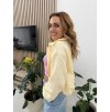 ŽLUTÝ BOMBER S KVĚTY RŮŽÍ LEMON BLOOM