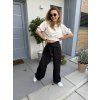 LEHKÉ KALHOTY S VÁZÁNÍM DRAPÉ PANTS