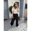 LEHKÉ KALHOTY S VÁZÁNÍM DRAPÉ PANTS