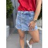 RIFLOVÉ SUKŇO-KRAŤASY DENIM SKORT