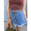 DŽÍNOVÁ SUKNĚ S PÁSKEM WILD DENIM