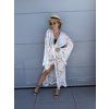 KRAJKOVÉ PLÁŽOVÉ KIMONO BOHO LACE
