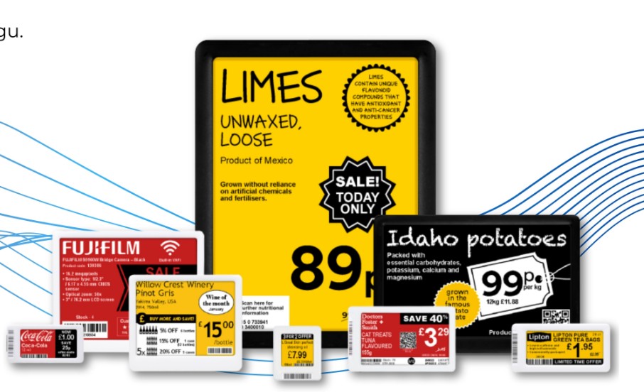 Electronic shelf labels (ESL)