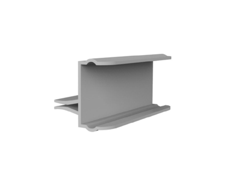 Shelf rail for electronic price tags - GG003, 1250 mm, transparent
