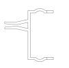 Incline spacer, transparent