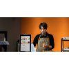 Sunmi K2 Mini on a café counter