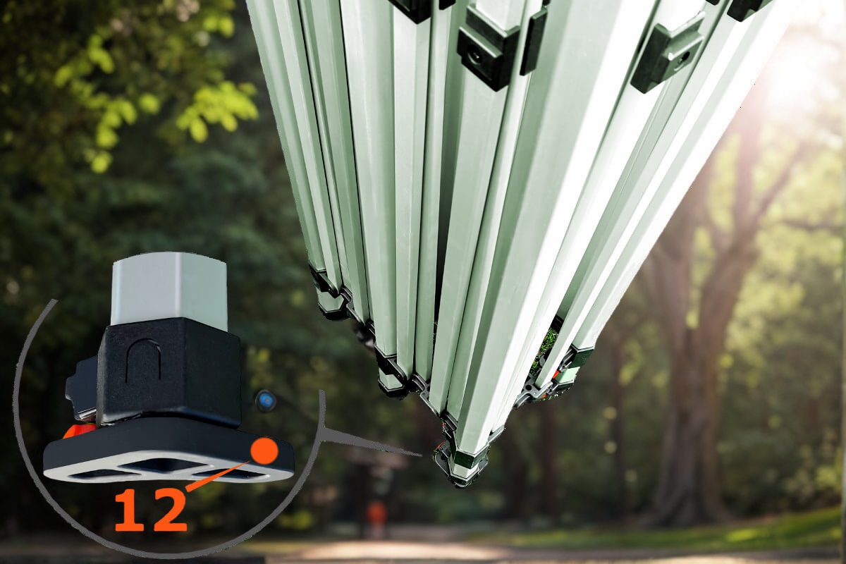 Romantični paviljon za vrtne prostore