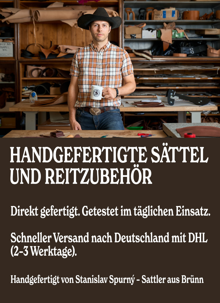 Titelbild der Sattlerei Spurný – langlebige, handgefertigte Ausrüstung aus traditionellem Sattlerhandwerk.