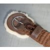 Schnallenschützer für Sattelgurte – Leder & echtes Schaffell