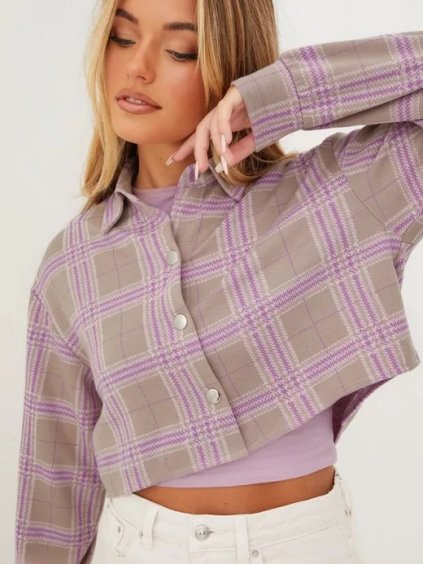 NLY TREND »Anywhere Cropped Shacket« oversize halenka