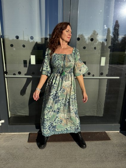 SNEHA - zelené šaty