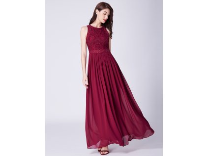 Elegantní dlouhé skládané šaty Ačkového střihu