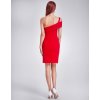 Červené koktejlky na jedno rameno