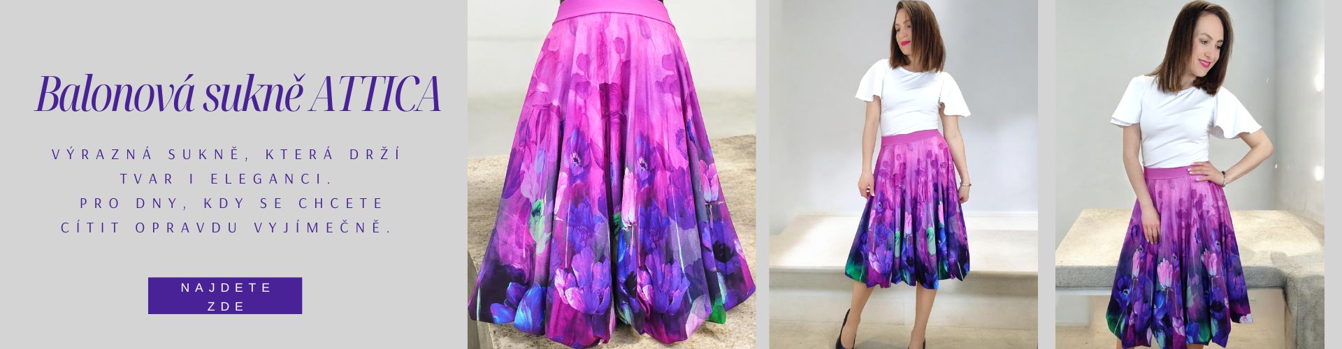 balonová sukně attica