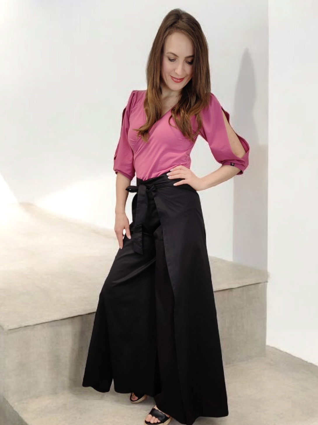 černé culottes 
