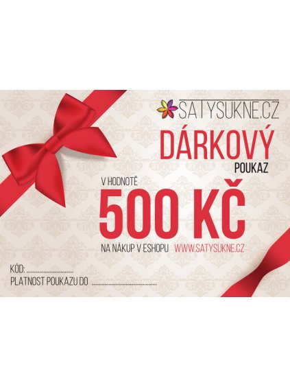 POUKAZ FINAL 500KČ