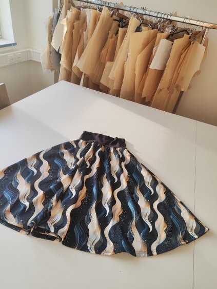 Půlkolová sukně HEIDY, podzim/zima, Vánoční vlny