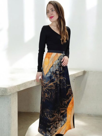 dlouhé dámské šaty česká výroba