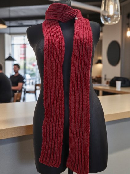 ručně pletená šála