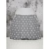 Dívčí/ dámská šedá sukně, puntíkatá