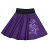 Fialová dětská půlkolová sukně / dívčí sukně, fialka