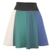 Dílová půlkolová sukně, duhová