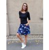 Balonová sukně KATY, kapsy, motýlci