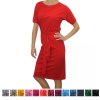 Dámské šaty MEDA podzim/zima, volnější střih, krátký rukáv