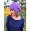 fialová čepice
