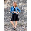 dámská černá kolová sukně