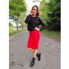 černá dámská mikina volného střihu outfit