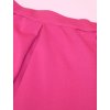 Sukně do pasu LESLIE, fuchsiová, kapsy